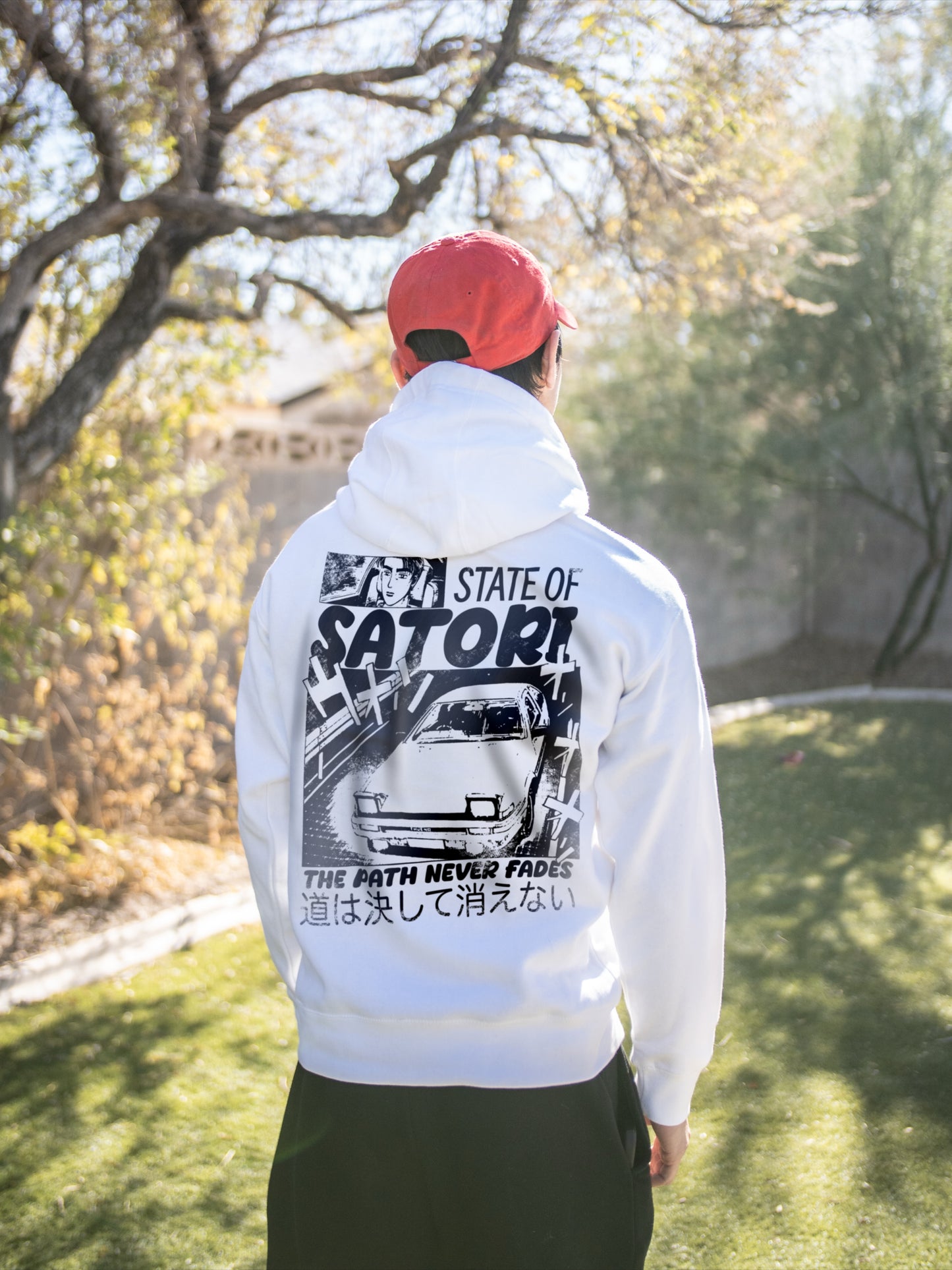 THE PATH NEVER FADES (INITIAL D) HOODIE